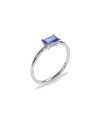 SLAETS Jewellery East-West Mini Ring Blue Sapphire, 18kt Rosegold (horloges)
